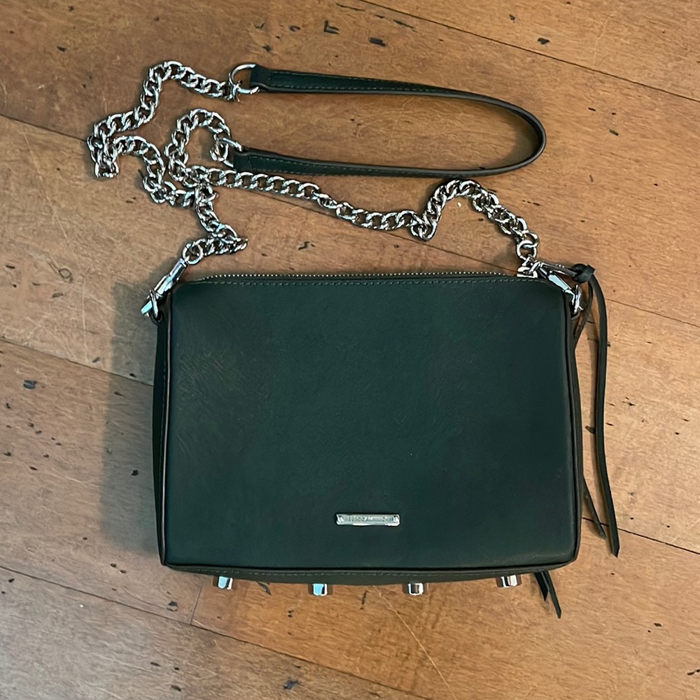 Rebecca Minkoff hunter green Avery crossbody hand bag purse